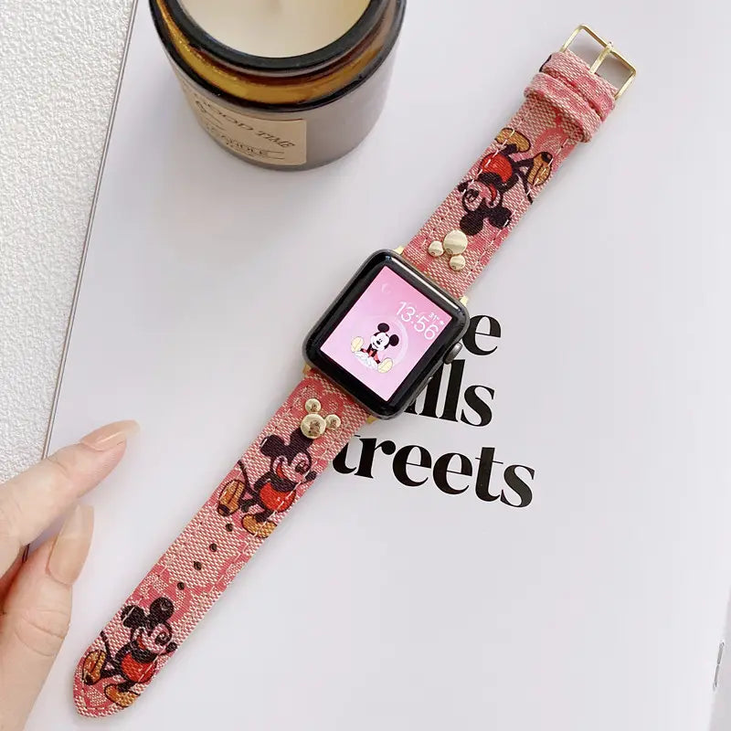 Apple Watch Band Designer Leather Wrist Strap