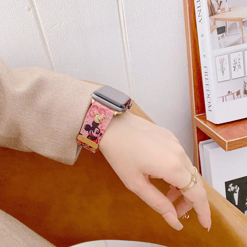 Apple Watch Band Designer Leather Wrist Strap