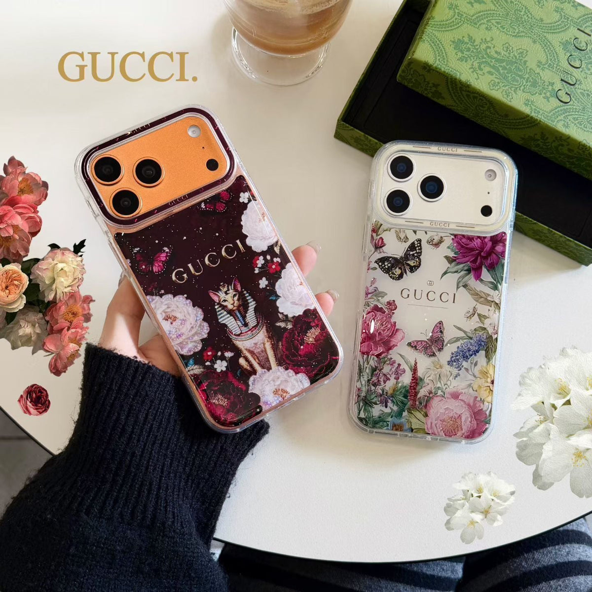 Gucci Clear Case Print Pattern