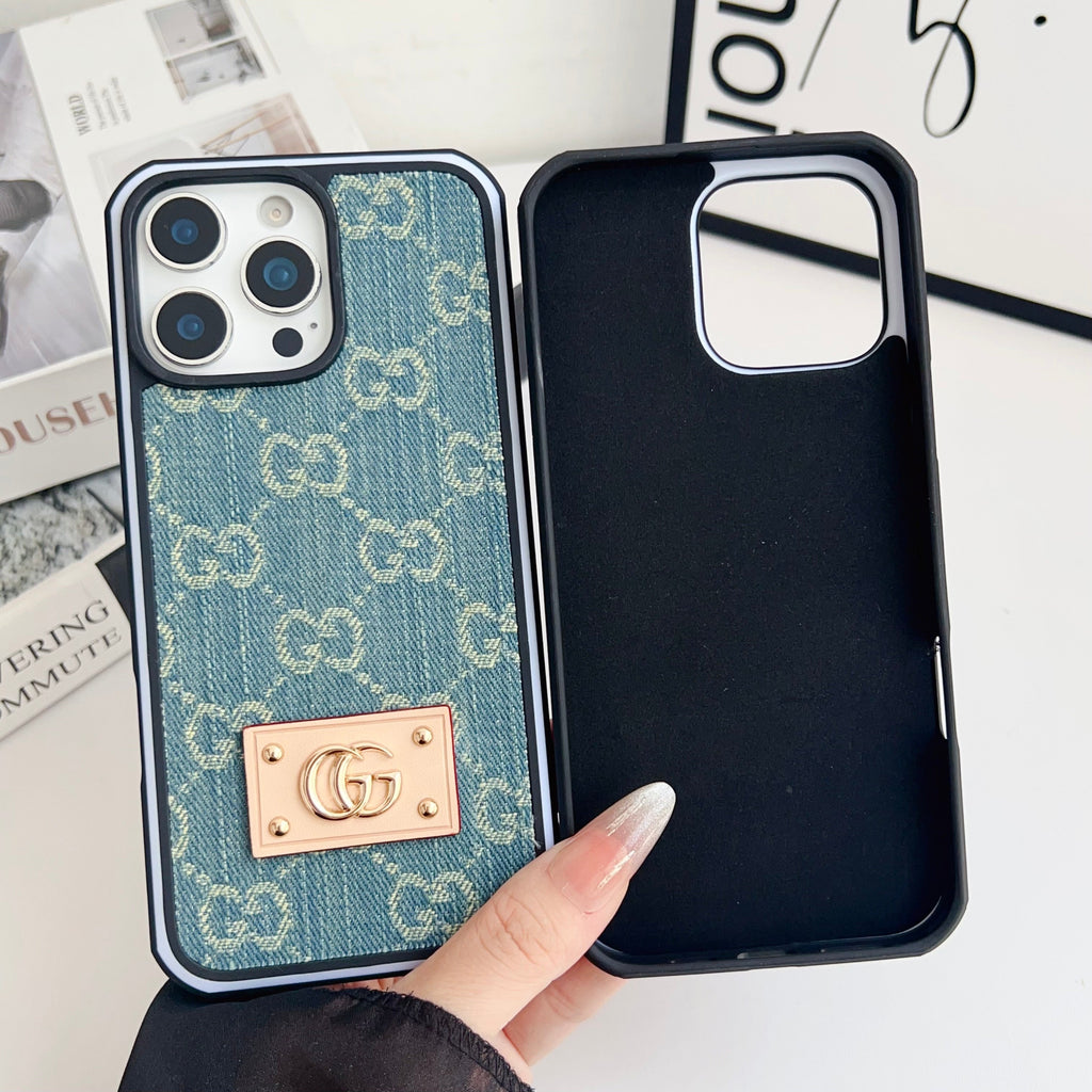 GG Denim iPhone Case