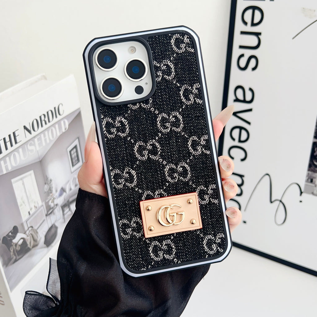 GG Denim iPhone Case