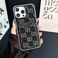 GG Card Slot Denim iPhone Case