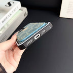 GG Card Slot Denim iPhone Case