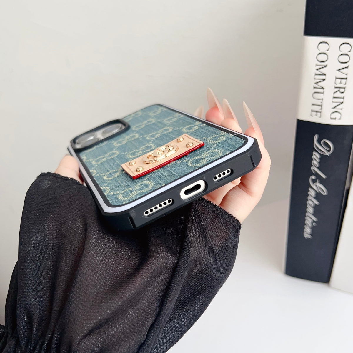 GG Denim iPhone Case