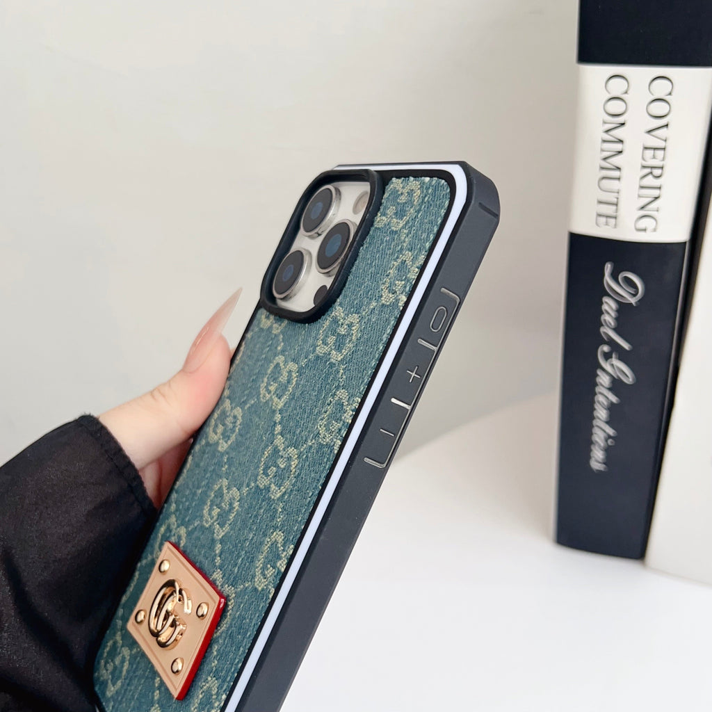 GG Denim iPhone Case