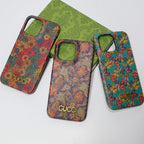 GG Flower Phone Case for iPhone 13/14/15/16 Pro Max Plus
