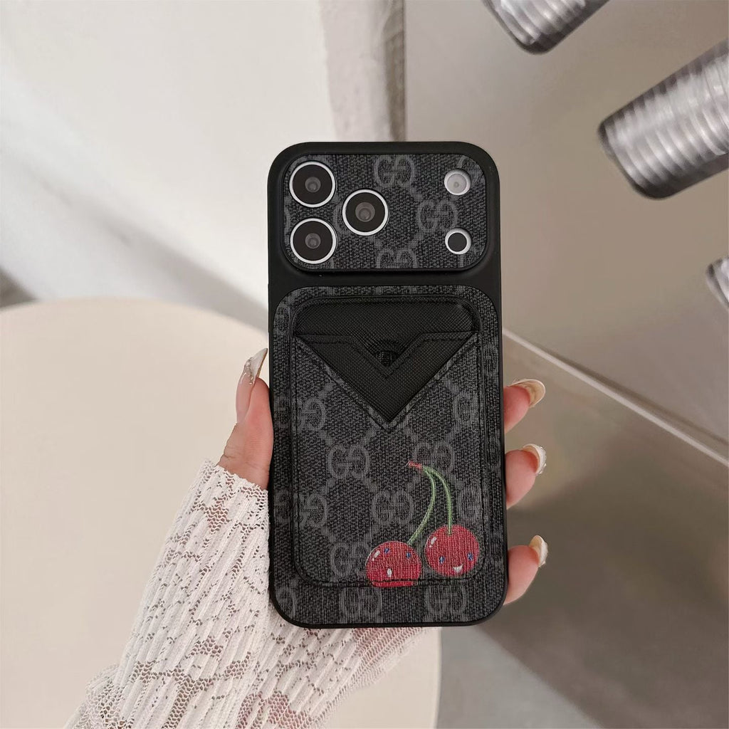 GG Style Phone Case Magnet Card Holder