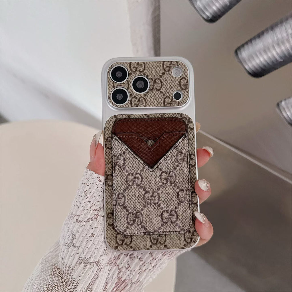 GG Style Phone Case Magnet Card Holder