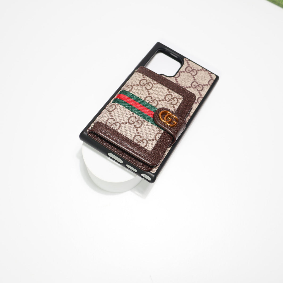 Coated Canvas Samsung Galaxy Phone Wallet GG Case