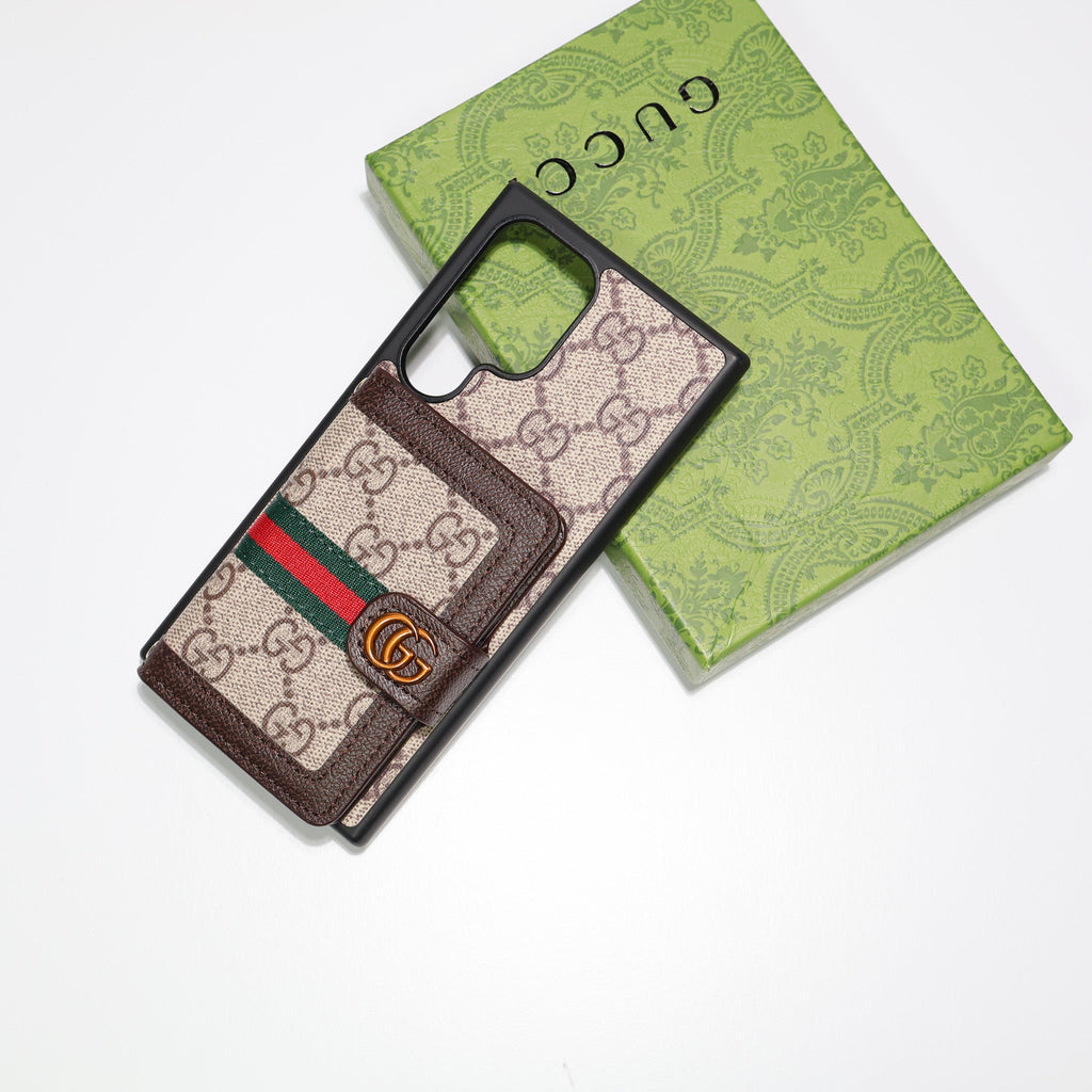 Coated Canvas Samsung Galaxy Phone Wallet GG Case