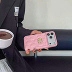 Stamped GG Leather iPhone Case