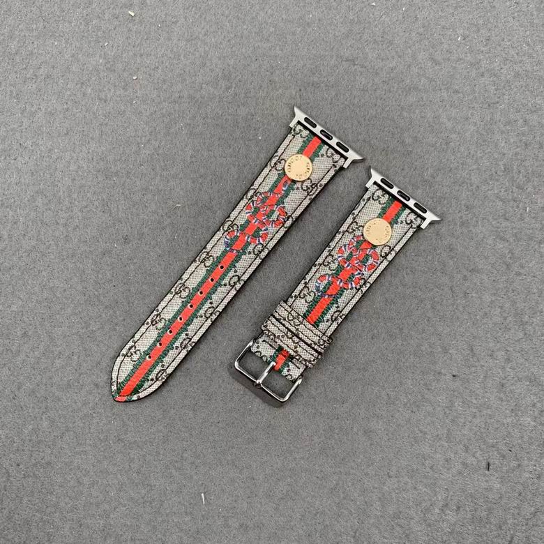 Gucci Snake Apple Watch Band Snake Beige Leather Design