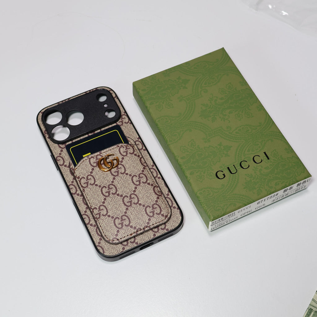 GG Phone Case with Card Holder
