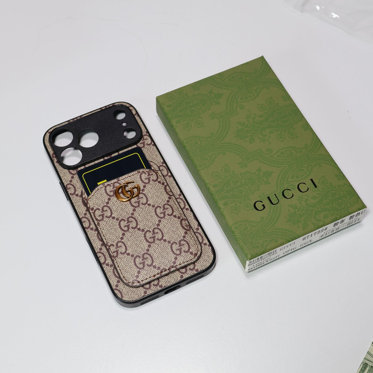 GG Phone Case with Card Holder