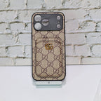 GG Phone Case with Card Holder for iPhone 17 Series