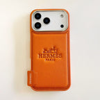 H Stamped Leather Phone Case