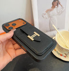 Hermes Leather iPhone Cover Card Slot