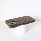 Brown Pattern Cell Phone Case iPhone 11 12 13 PR Max