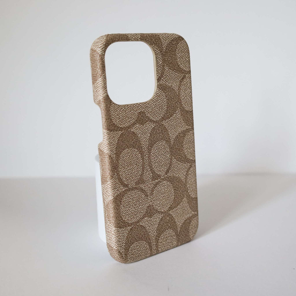 Ch iPhone 13 Case Light Beige