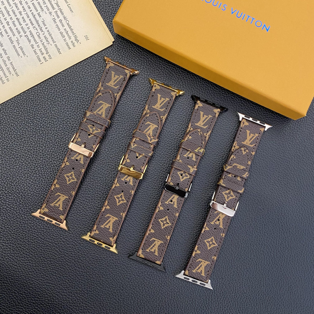 LV Apple Watch Band Brown Monogram