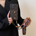 Luxury Phone Wallet Crossbody Style Lanyard