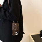 Luxury Phone Wallet Crossbody Style Lanyard