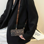Luxury Phone Wallet Crossbody Style Lanyard