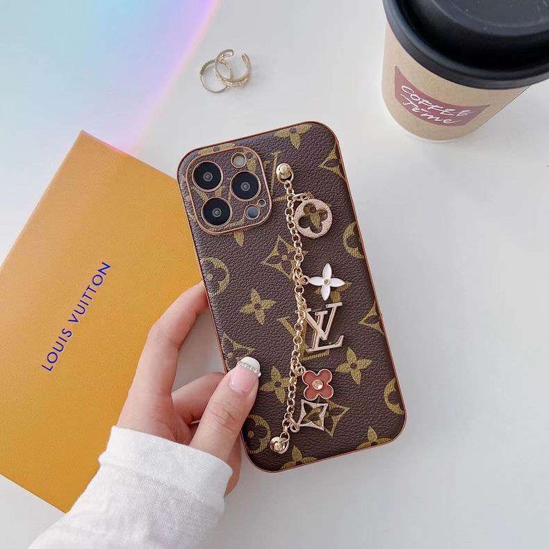 LV Phone Case with Strap Ornament