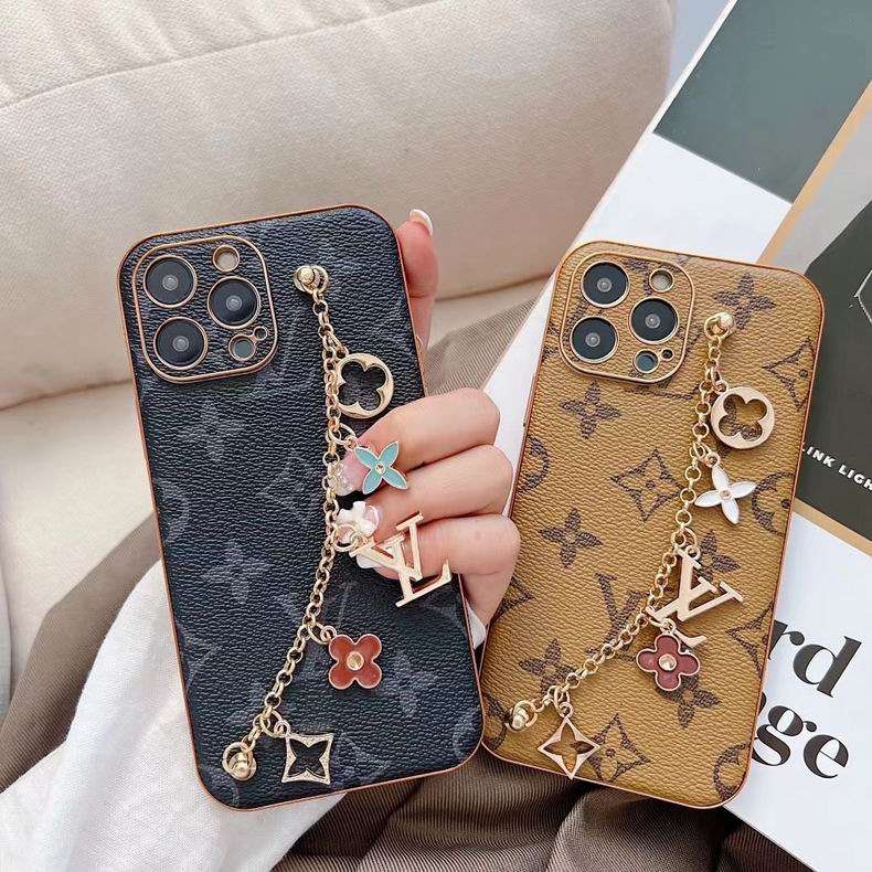 LV Phone Case with Strap Ornament
