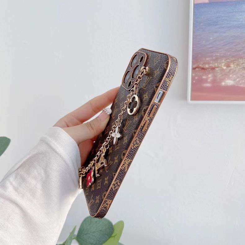 LV Phone Case with Strap Ornament