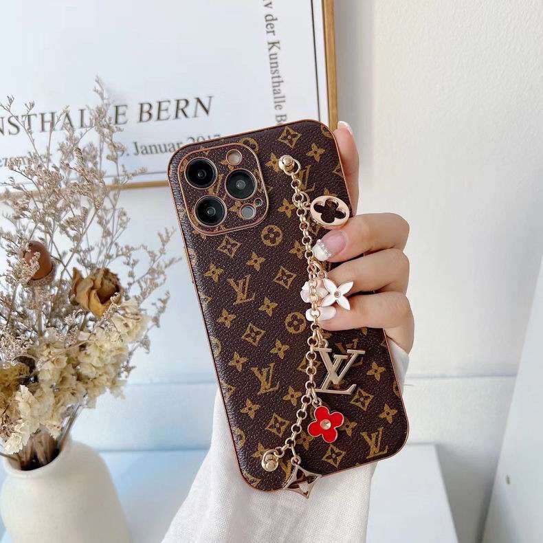 LV Phone Case with Strap Ornament