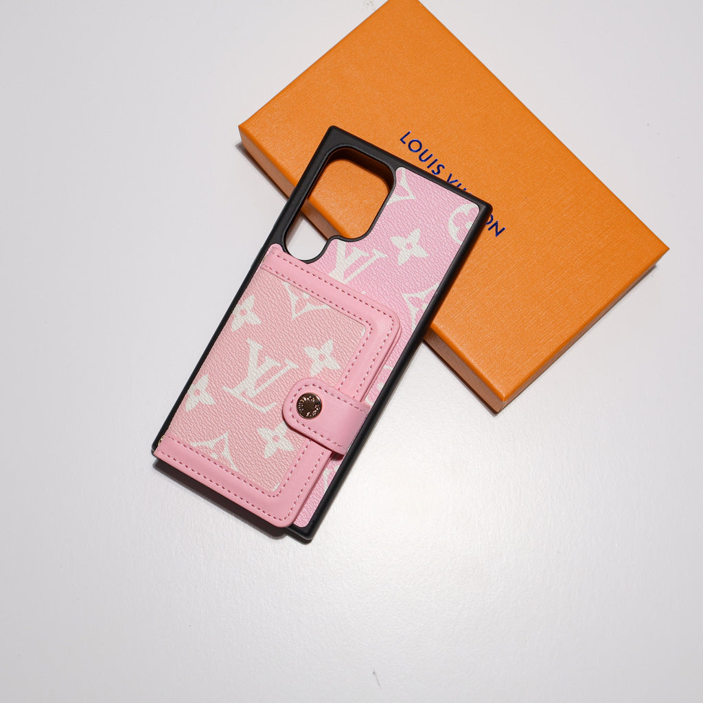 Leather Designer Wallet Phone Case