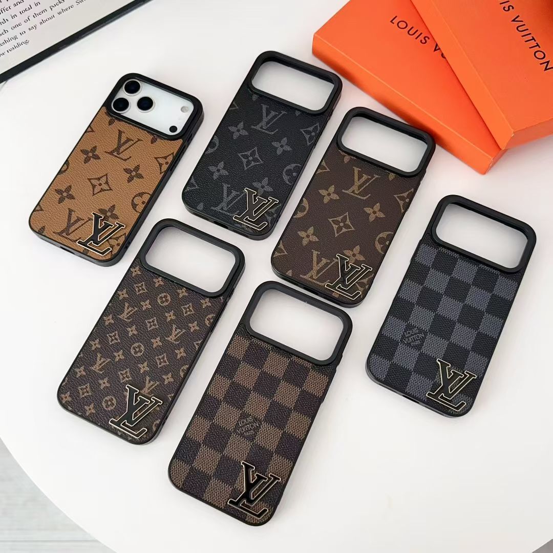 LV iPhone case showing the rear design, protective camera area and fitted edges