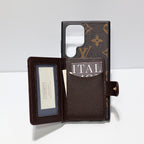 Leather Designer Wallet Phone Case