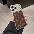 LV lens protection iPhone case close-up showing the reinforced camera guard and fitted cover