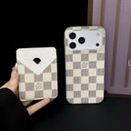 LV MagSafe iPhone case showing the magnetic wallet, camera opening and finished edges