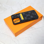 MagSafe card holder iPhone case showing the rear wallet panel and protective fit