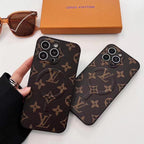 LV MagSafe iPhone case showing the magnetic-compatible back and fitted camera cutout