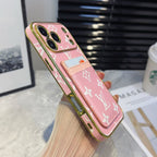LV Pattern Leather iPhone Case