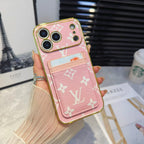 LV Pattern Leather iPhone Case