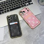 LV Pattern Leather iPhone Case
