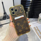 LV Pattern Leather iPhone Case