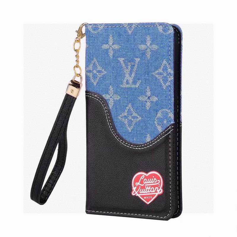 LV Wallet Case iPhone 16 Pro Max Plus 11 12 13 14 15 Series