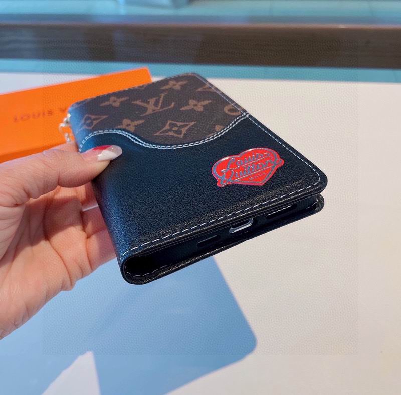 LV Wallet Case iPhone 16 Pro Max Plus 11 12 13 14 15 Series