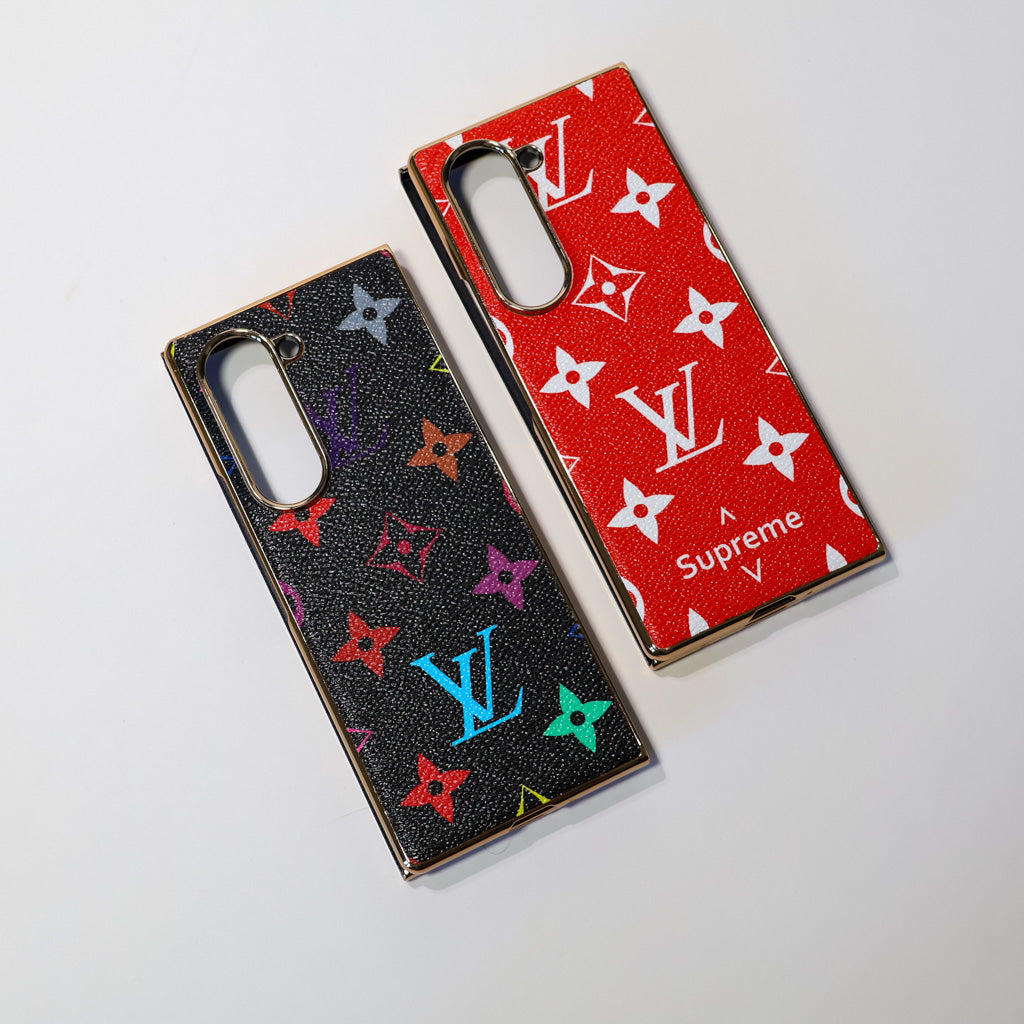Samsung Galaxy Z Fold 3 4 5 6 7 Fashion Leather Phone Case