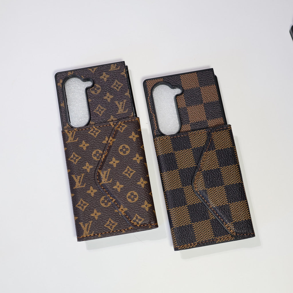 Fashion Wallet Case Z Fold Samsung Galaxy 3 4 5 6 7 Series