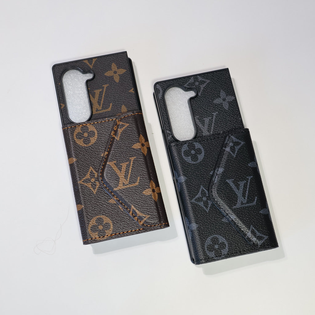 Fashion Wallet Case Z Fold Samsung Galaxy 3 4 5 6 7 Series
