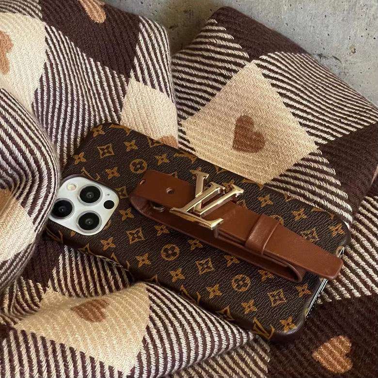 Hand strap iPhone case showing the fitted back cover, camera opening and protective edge