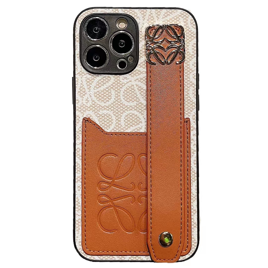 Loewe Phone Case Hand Strap Card Holder