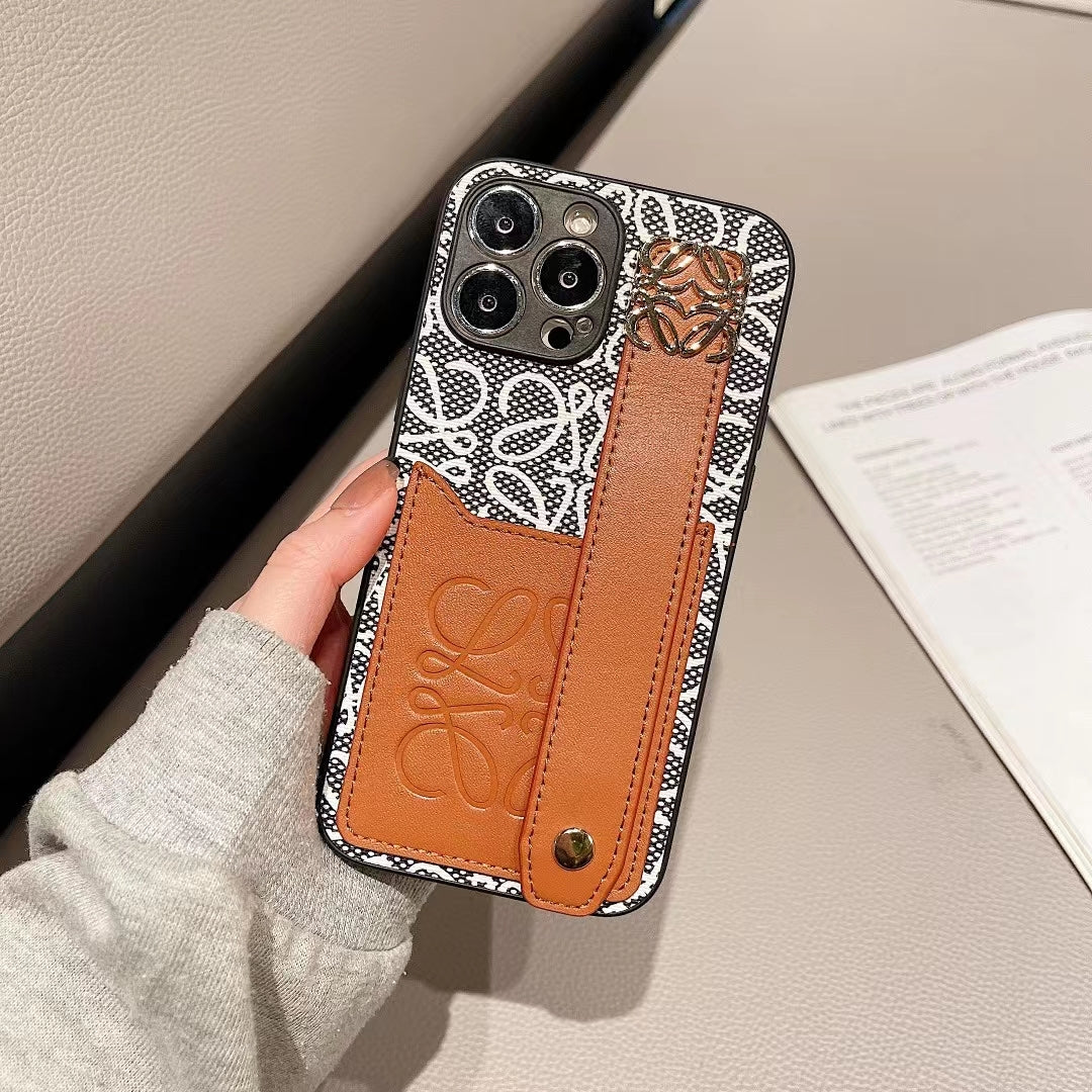 Loewe Phone Case Hand Strap Card Holder